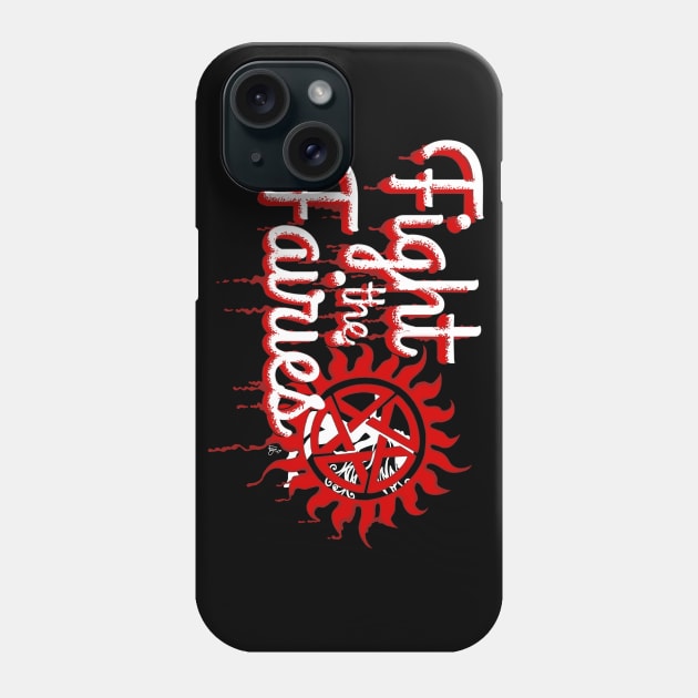 “Fight the Fairies!” Phone Case by Tori Jo