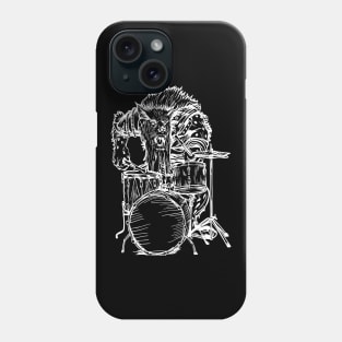 SEEMBO Beast Playing Drums Drummer Drumming Musician Band Phone Case