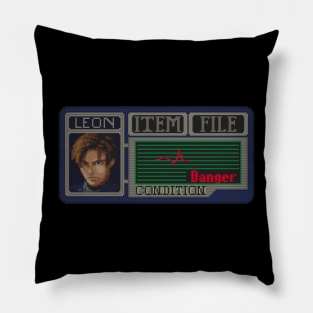 Leon Kennedy Pixel Art Pillow