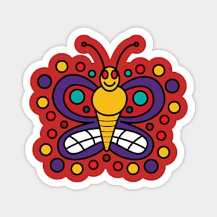 Fantasy Butterfly Colorful Magnet