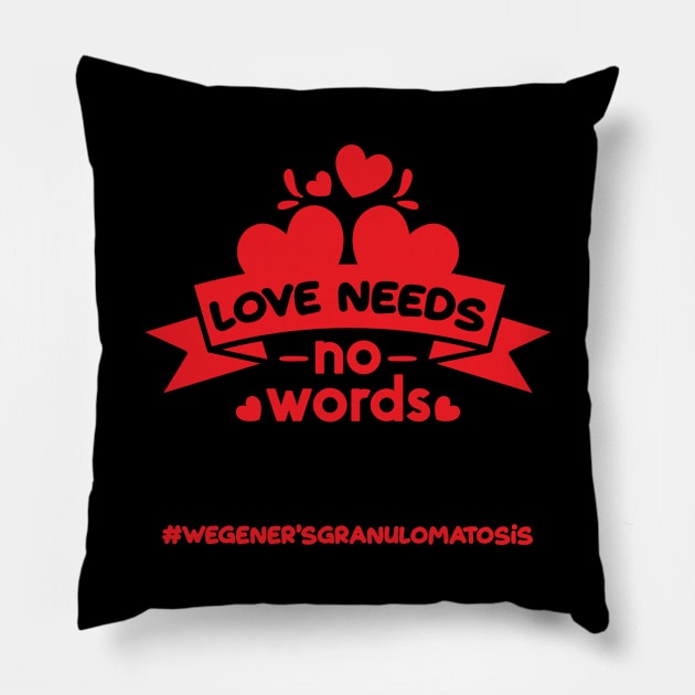 Wegener’s Granulomatosis Awareness Pillow by familycuteycom