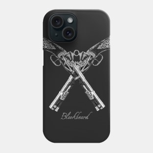 Blackbeard Pistols Silver Phone Case