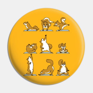 Squirrel Yoga Pin