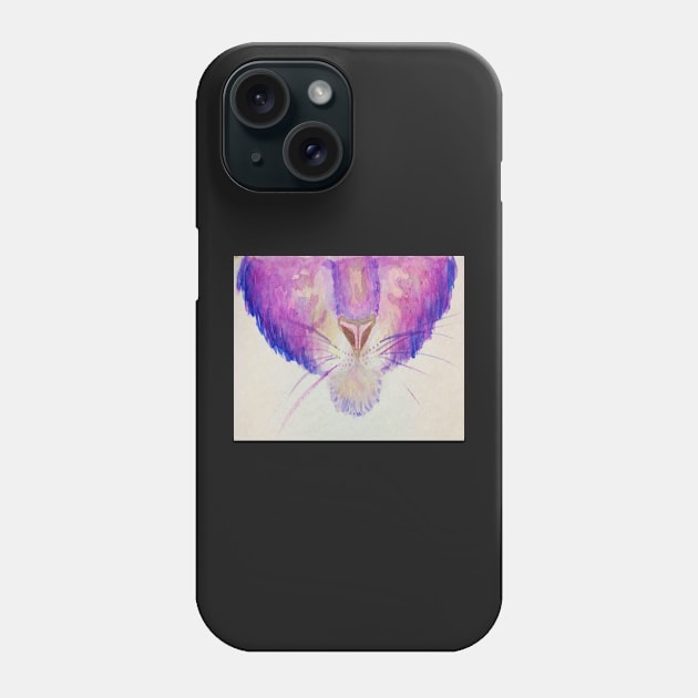 Cat Face Phone Case by artmarieso