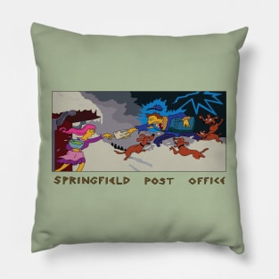 Springfield Post Office Pillow