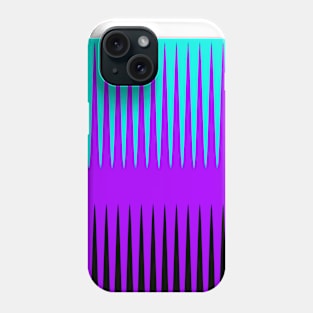 Wave Design Blue, Purple and Black Phone Case