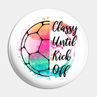 Soccer Girl Futbol Mom Pin