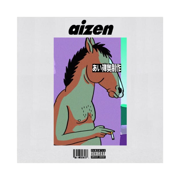 Frank Ocean blond album cover spoof -- BoJack Horseman by izen_oku