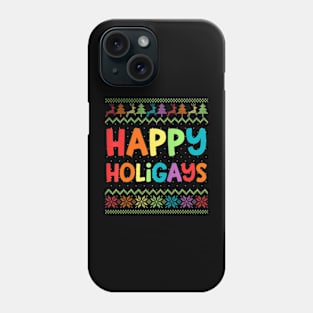 Gay Christmas  LGBT  Holigays Party Phone Case