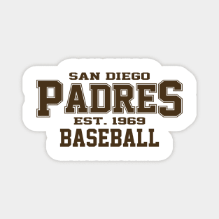 Padres San Diego Baseball Magnet
