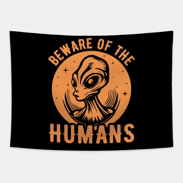 Alien, Aliens, UFO, UAP, Space Unknown Flight Object Tapestry by The Number One