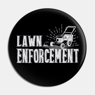 Lawn Enforcement Officer - Gardening Lawn Mower Pin