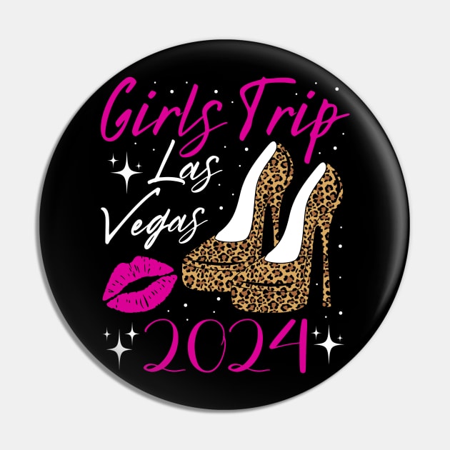 Las Vegas Girls Trip 2024 Girls Weekend Friends Matching Pin by AE Desings Digital