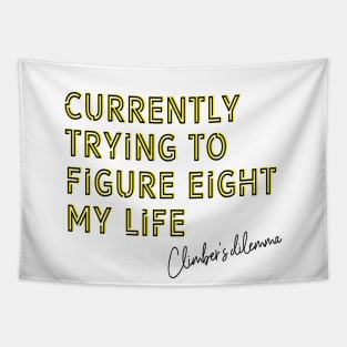 Currently trying to figure eight my life Tapestry