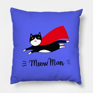 Meow Man Pillow