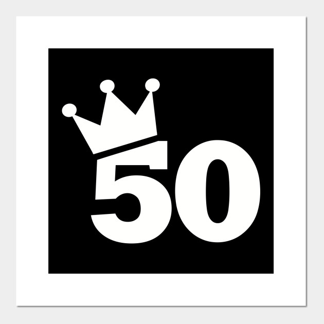 50th birthday crown