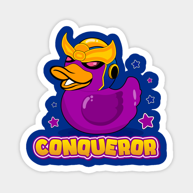 Purple Rubber Duck Magnet by My Happy-Design