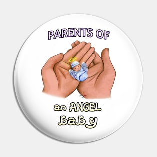 Parents of an Angel Baby (Tan) Pin