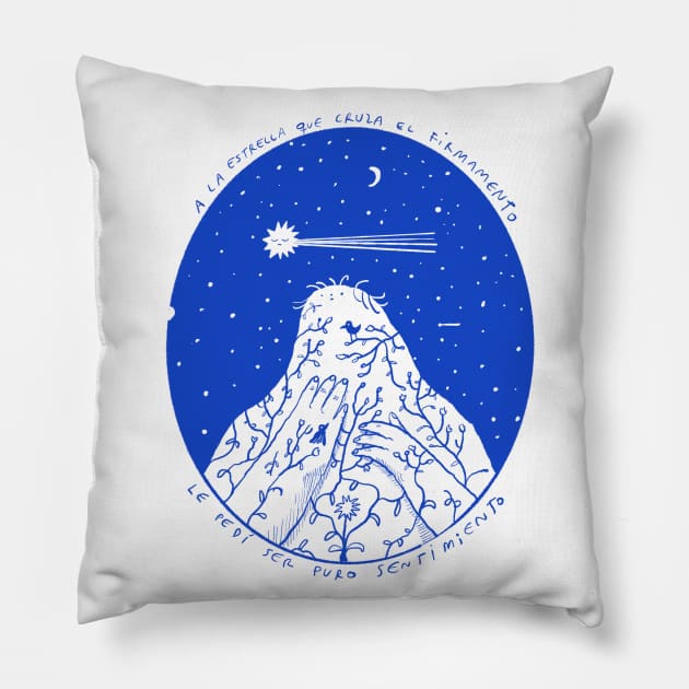 Pure Feeling Pillow by Lui Mort