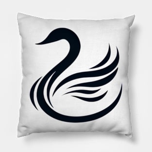 swan logodesign Pillow