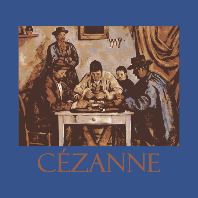 Disover The Card Players (1895) by Paul Cezanne - Card Game - T-Shirt