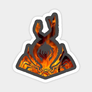 The Fiery Chimaera - variant 1 Magnet