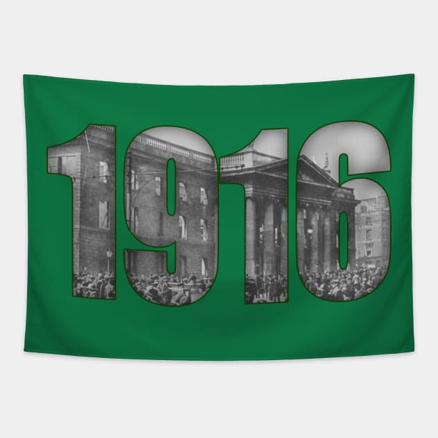 1916 Ireland Easter Rising Dublin Tapestry by SeattleDesignCompany