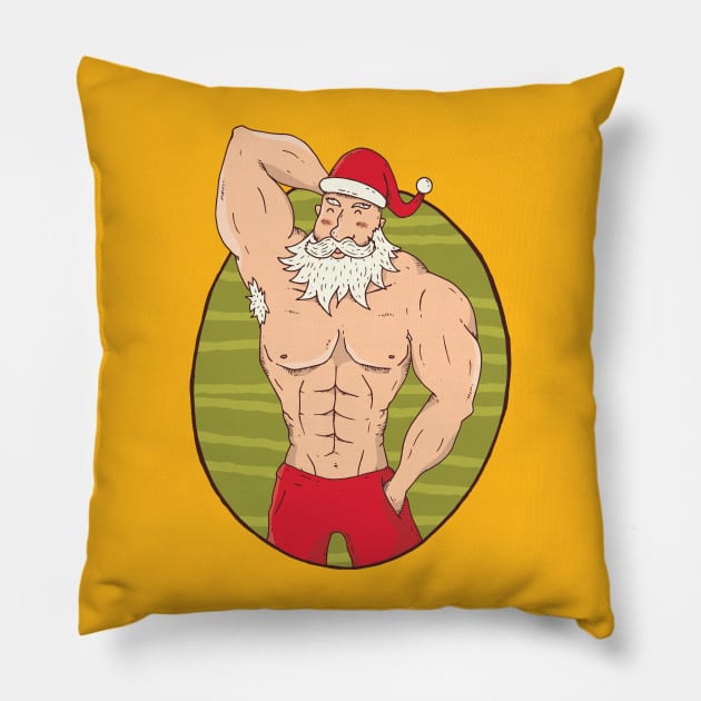 Buff Santa Pillow by IbR860