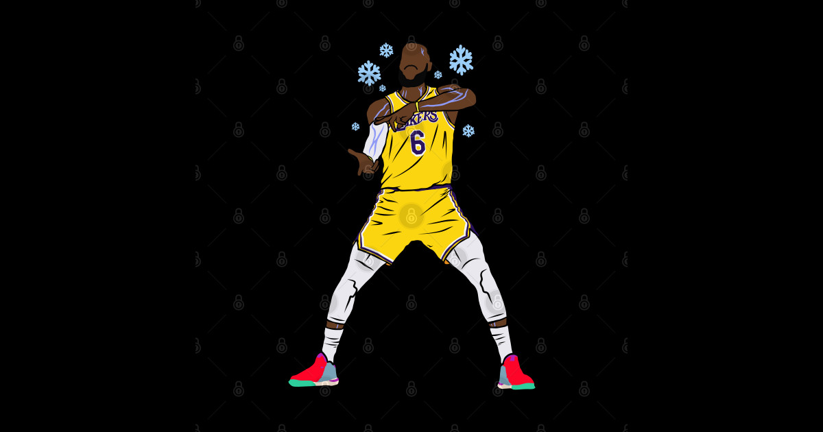 LeBron James Ice In My Veins Lebron James Sticker TeePublic(02)