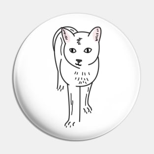 Cat Doodle Pin