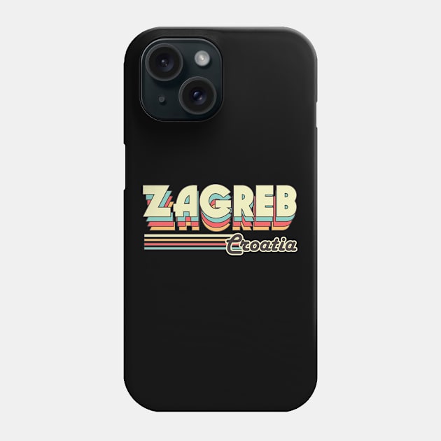 Zagreb Croatia city visit Phone Case by SerenityByAlex