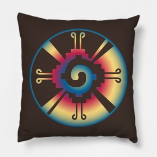 Galactic Butterfly Hunab Ku - aztec symbol Pillow