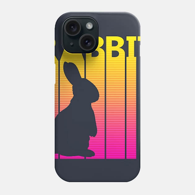 Funny Cute Vintage Rabbit Phone Case by GWENT