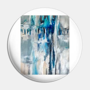 Diversion Acrylic Abstract Expressionist Painting Pin