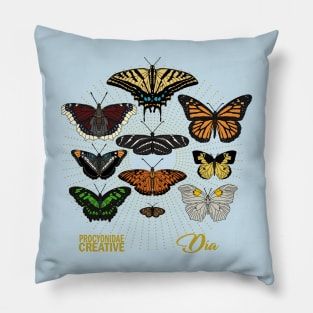 El Dia (Full Color) Pillow