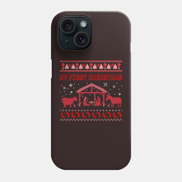 My First Christmas Phone Case by Evlar