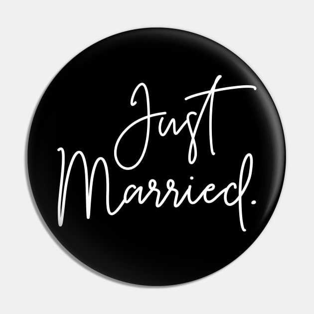 Just Married Pin by Lulaggio