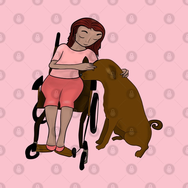 Love my therapy dog by Antiope