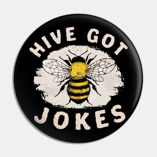 Bumblebee Hive Got Jokes Pin