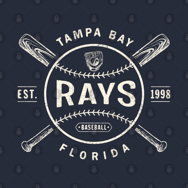 Vintage Tampa Bay Rays1 by Buck Tee Originals by Buck Tee