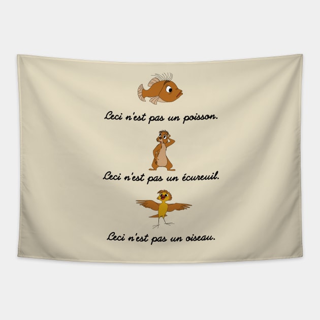 Ceci n'est pas... Wart Tapestry by LanfaTees