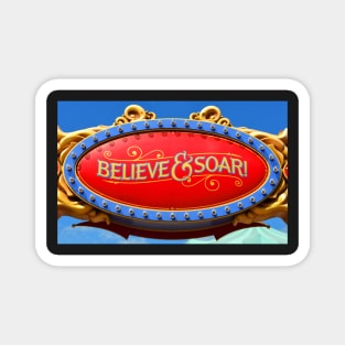 Believe and soar Magnet