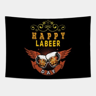 Labor Day Happy Labeer Day T-shirt Funny Gift for Labors day Tapestry
