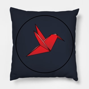 poligonal colibri Pillow