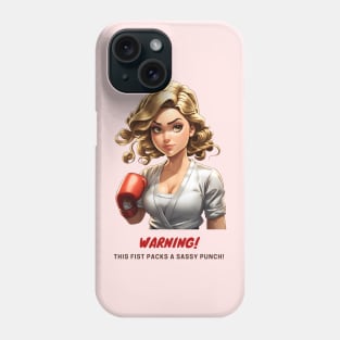 Sassy Punch Female Fighter Phone Case