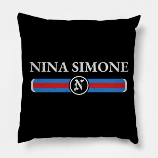 Graphic Nina Name Vintage Birthday Retro Gift Pillow