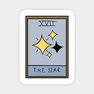 the star tarot card Magnet