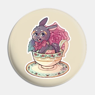 Tea Bunny Pin