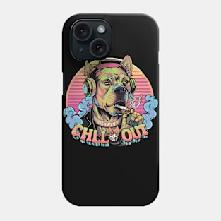 Hip Hop Dog Chill Out Artwork Phone Case