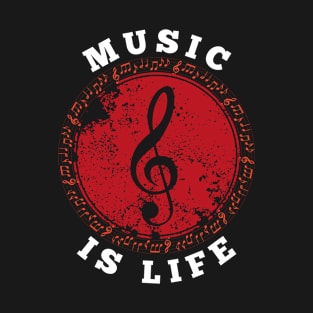 Music is Life T-Shirt